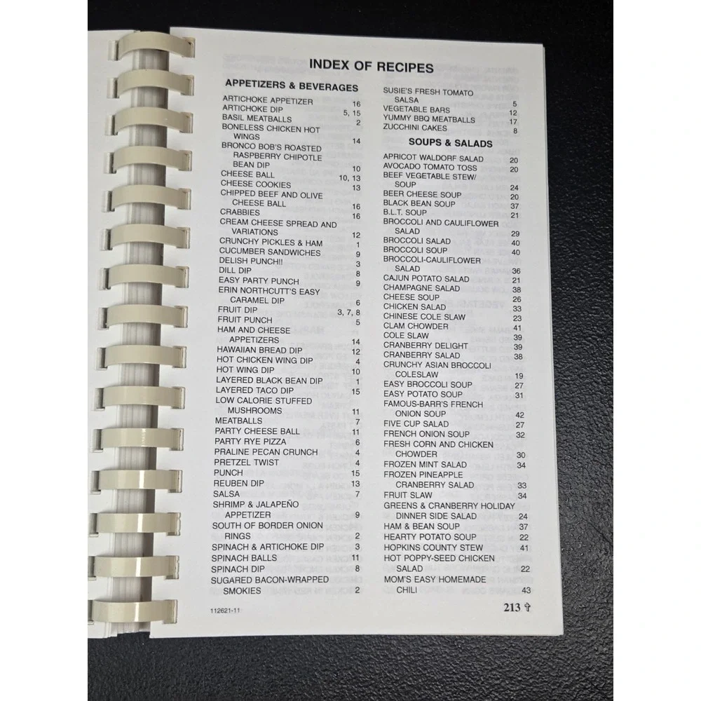 Centenary United Methodist Church Cookbook Bonne Terre, MO 2011 Spiral